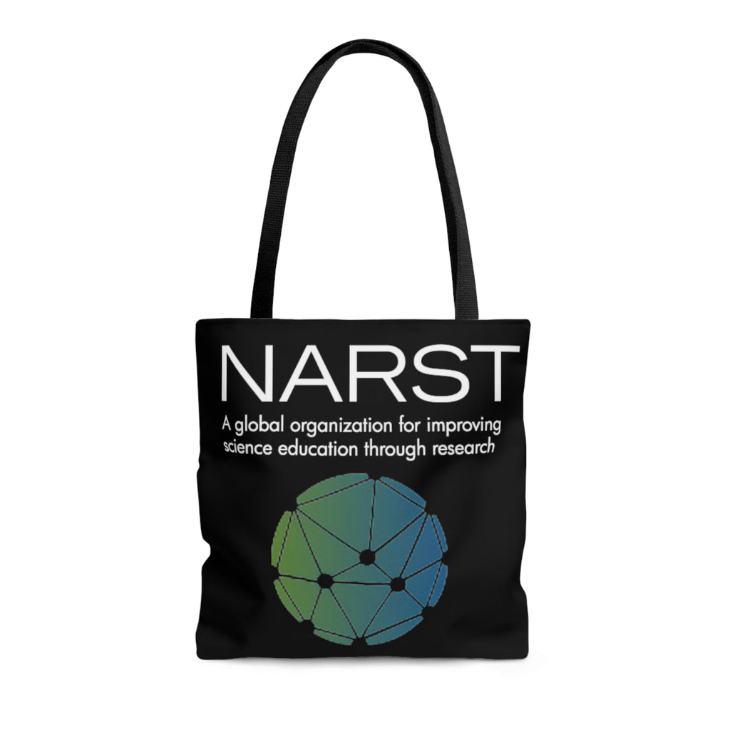 NARST Black Canvas Tote Bag