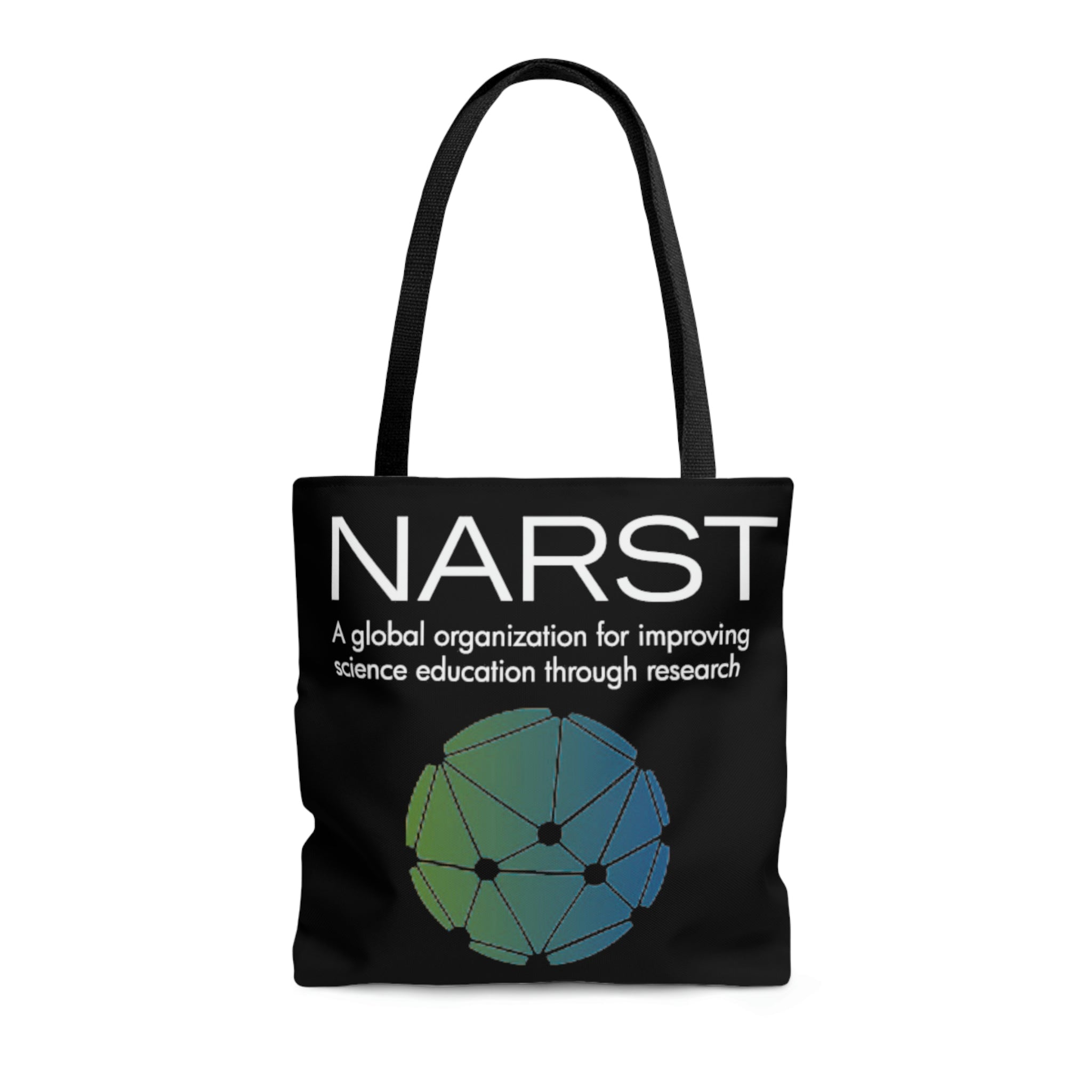 NARST Black Canvas Tote Bag